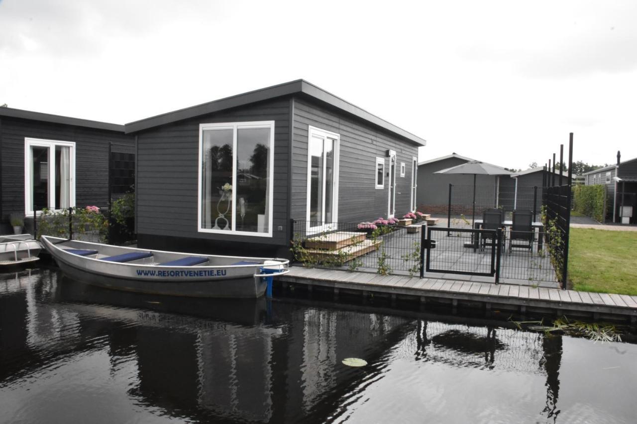 Chalet 'Het Giethoornsche Meer' Ngoại thất bức ảnh